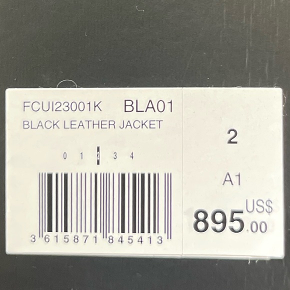 ❤️❤️❤️ The Kooples Worn Once Lambskin Leather Moto Jacket Size M (2) - Picture 10 of 16